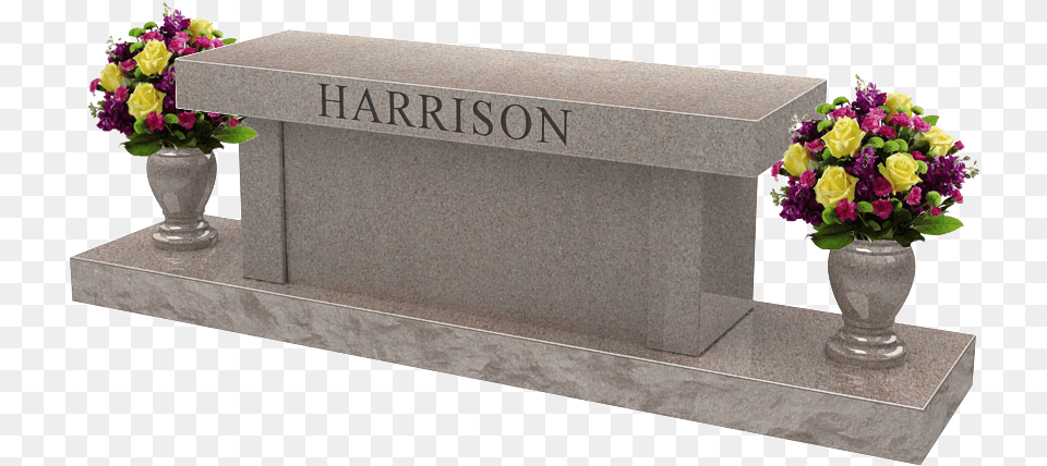 A Memorial Or Cremation Bench Is The Perfect Way To Cadillac Memorial Gardens West, Potted Plant, Flower, Flower Arrangement, Flower Bouquet Free Transparent Png