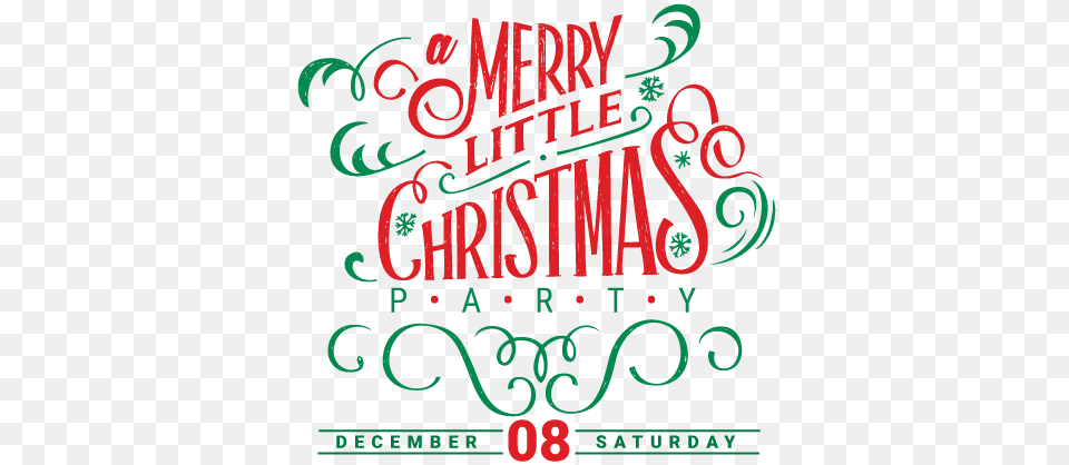 A Merry Little Christmas Party Stampers Anonymous Tim Holtz Doodle Greetings, Advertisement, Poster Png Image