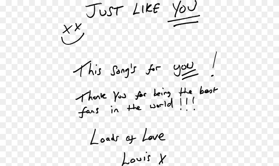 A Message For Fans From Louis39 Newsletter Louis Tomlinson, Gray Png