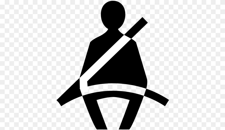 A Message To People Who Forgo The Seat Belt Car Seat Belt Sign, Lighting Png Image