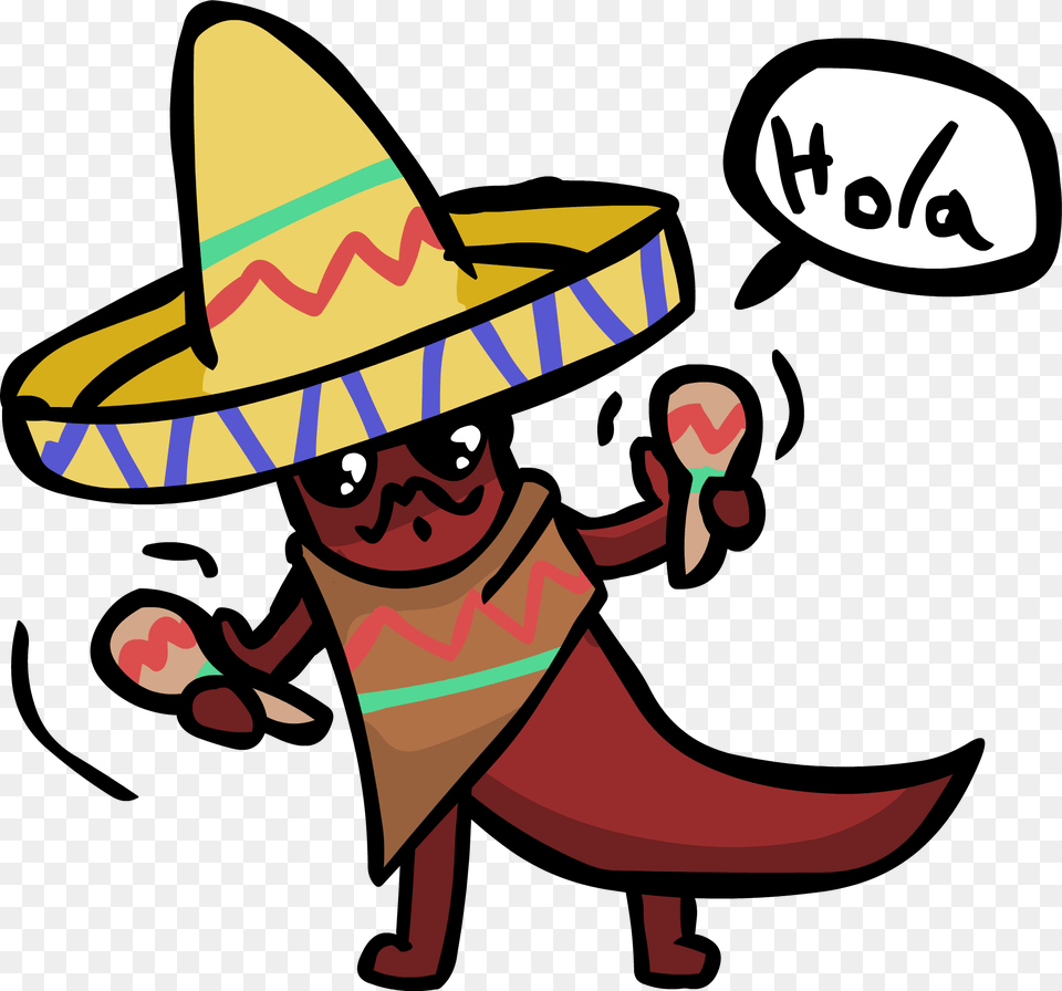 A Mexican Chili, Clothing, Hat, Sombrero, Baby Png