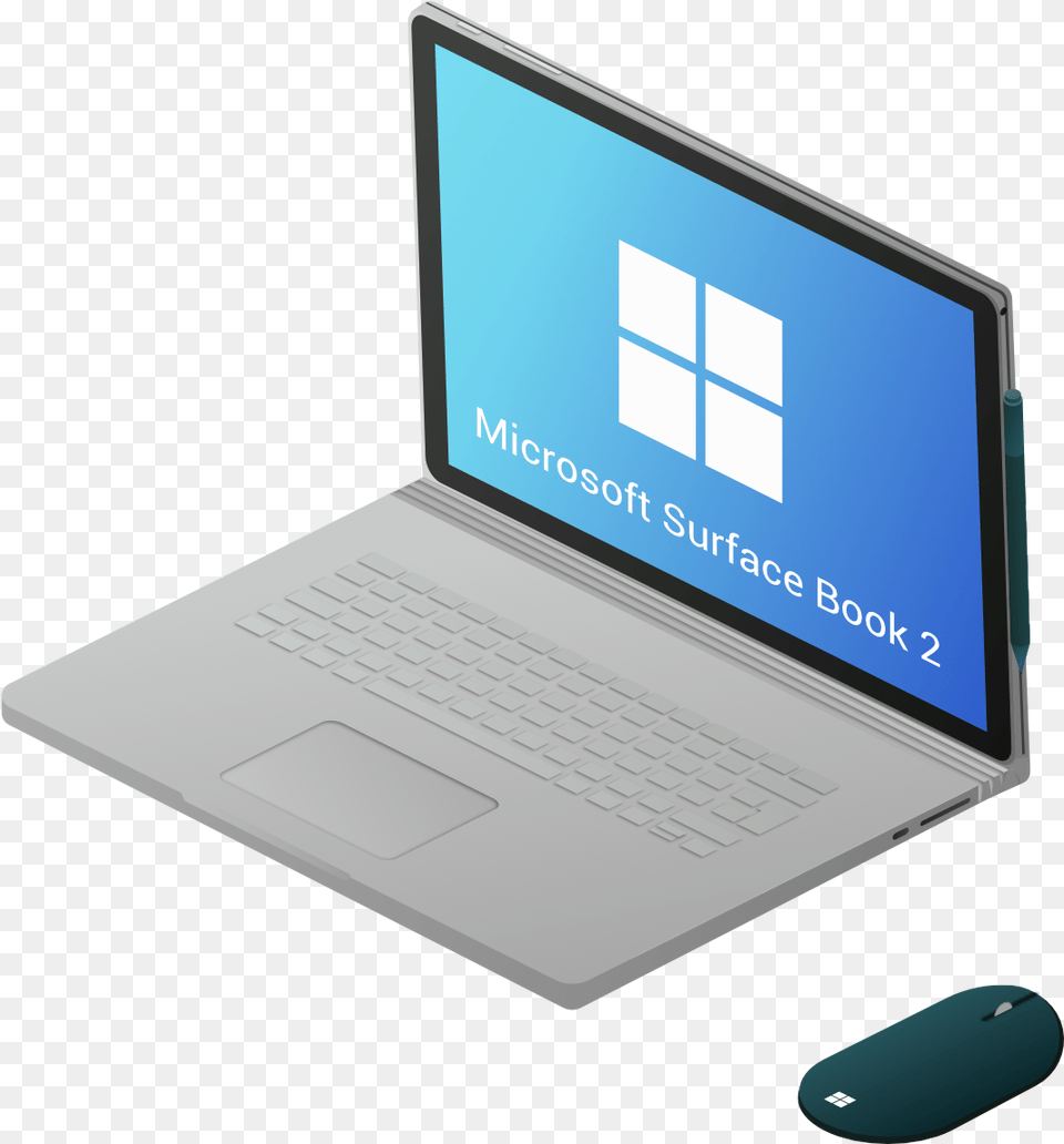 A Microsoft Surfaces Book 2 I Made With My Surface Space Bar, Computer, Electronics, Laptop, Pc Free Png Download