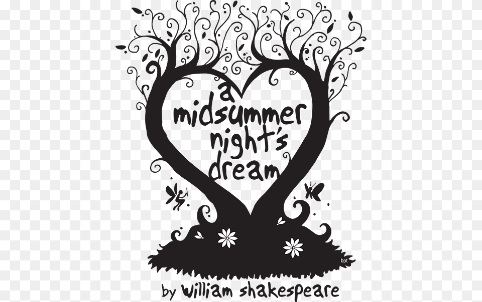 A Midsummer Night39s Dream Midsummer Night Dream Black And White, Art, Floral Design, Graphics, Pattern Free Transparent Png