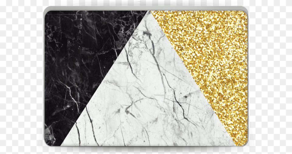 A Mix Of Marbles And Gold Glitter Printed On A Fabulous Marble, Triangle Free Png