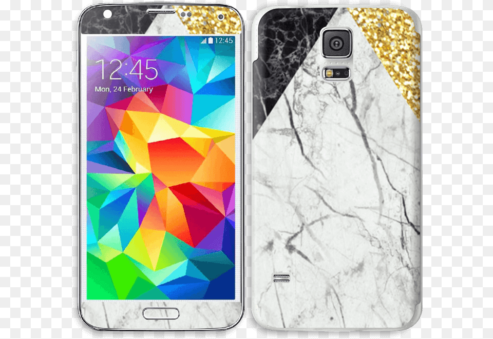 A Mix Of Marbles And Gold Glitter Printed On A Fabulous Samsung Galaxy S5 Mini, Electronics, Mobile Phone, Phone Png Image