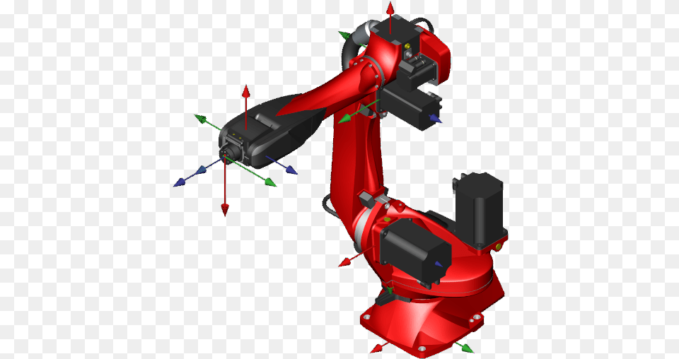 A Model Of An Industrial Manipulator With Six Degrees Robot, Device, Grass, Lawn, Lawn Mower Png Image