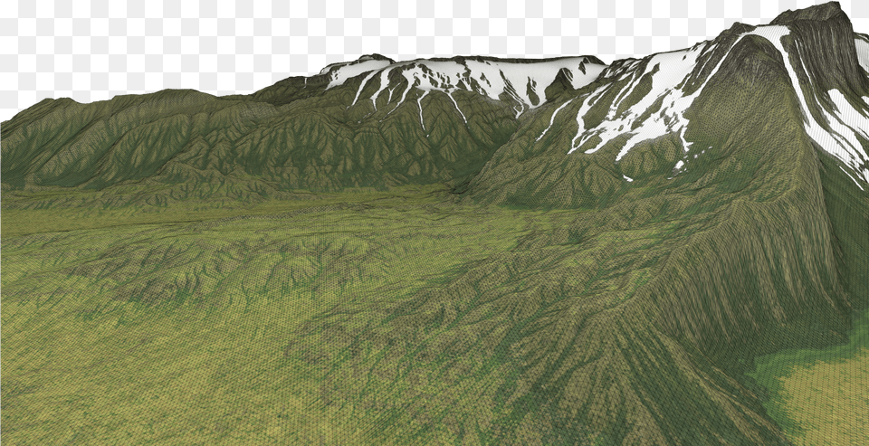 A Mountain And Not A Hill The Terrain39s Structure Grass, Nature, Plateau, Peak, Mountain Range Png Image