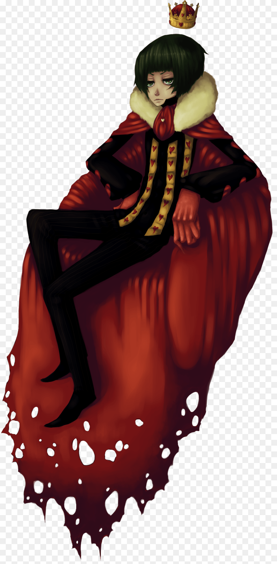 A Mr Of Hearts By Jokerful On Alice Madness Returns Red King, Adult, Person, Female, Fashion Free Png
