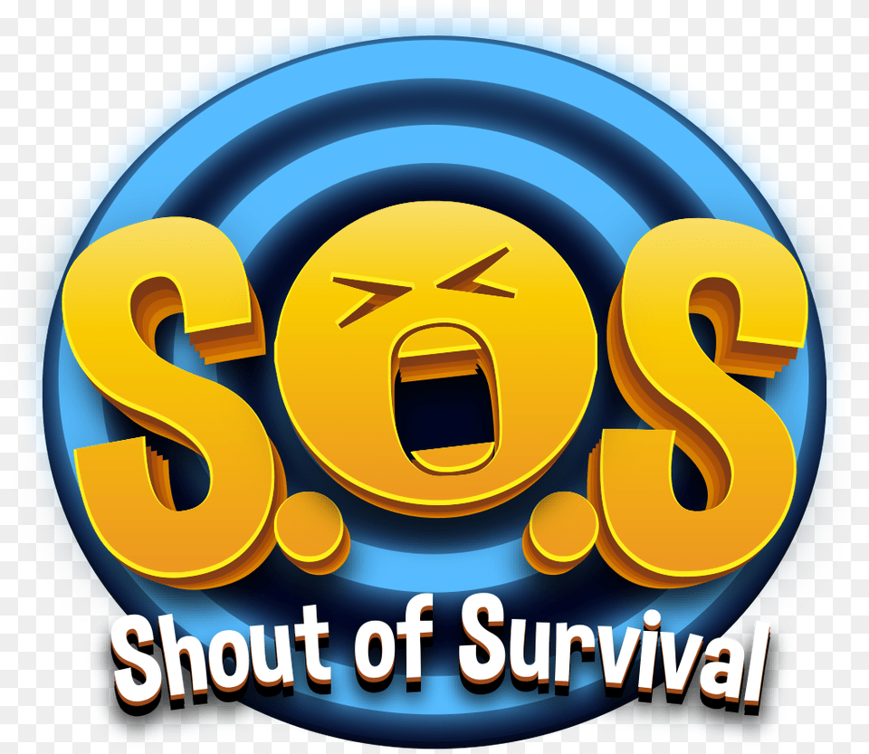 A Multi Player Shouting Game Shout Of Survival Game, Text, Disk, Number, Symbol Free Transparent Png