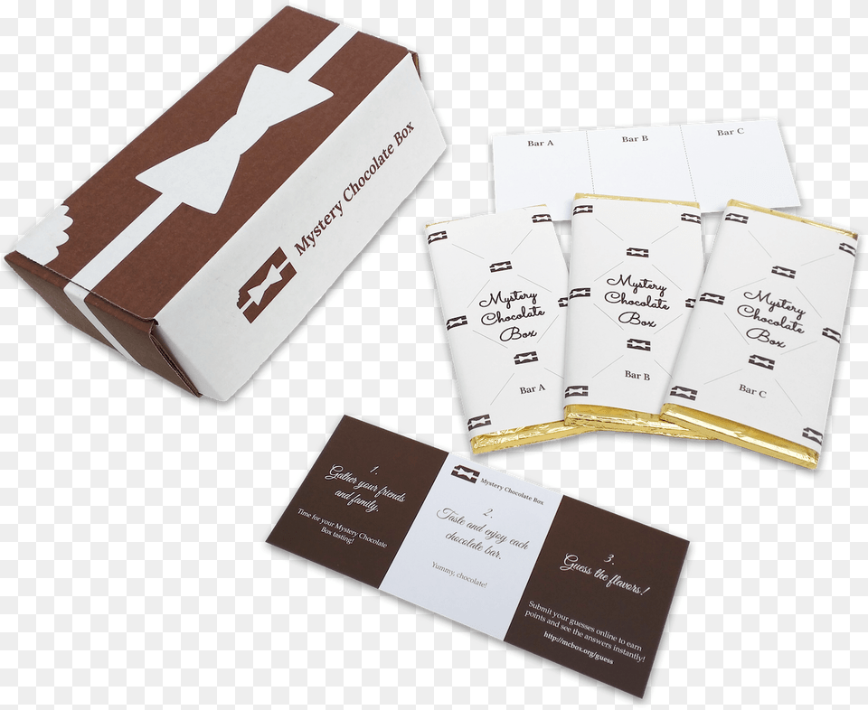 A New Chocolate Experience Has Arrived Mystery Chocolate Bar, Paper, Business Card, Text, Advertisement Free Png