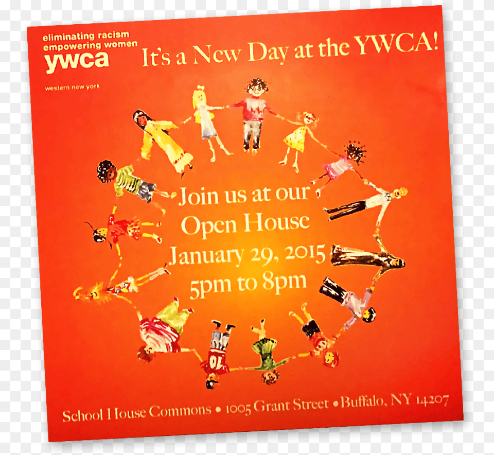 A New Day At The Ywca We Are Proud To Announce Poster, Advertisement, Person, Child, Female Free Png Download