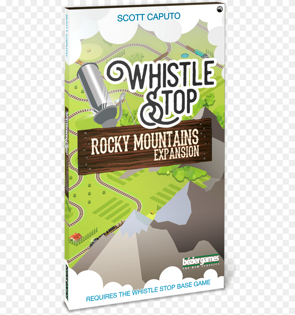 A New Expansion Is Coming To The Popular Whistle Stop Bezier Games Whistle Stop Board Games, Advertisement, Poster, Book, Publication Png