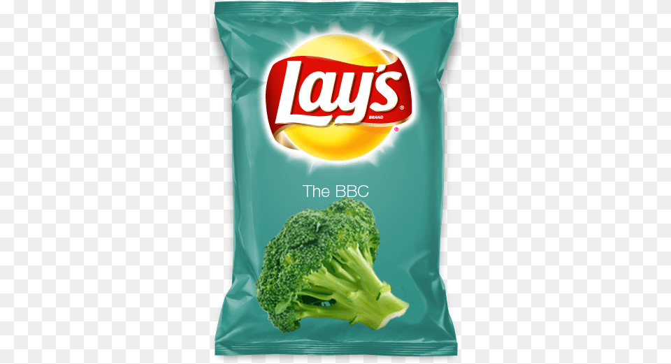 A New Flavor Called The Bbc Broccoli Bacon U0026 Cheddar Lay, Food, Plant, Produce, Vegetable Png Image