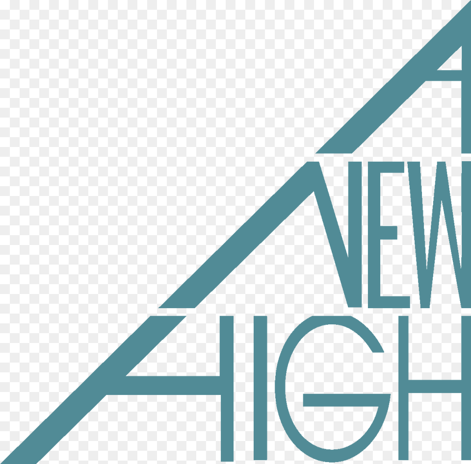 A New High Graphic Design, Triangle, Text Free Png