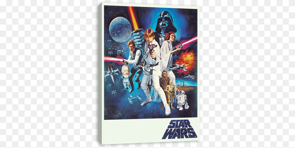 A New Hope Star Wars Poster, Adult, Publication, Person, Woman Png