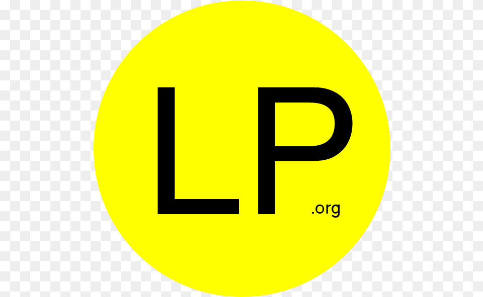 A New Libertarian Party Logo Rebecca Lau Libertyme Circle, Sign, Symbol, Disk, Text Free Transparent Png