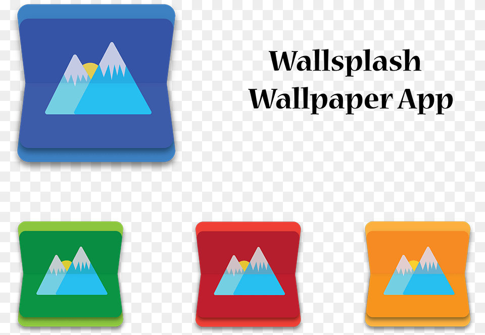 A New Logo Icon For Wallsplash Android App U2014 Steemkr Vertical, Triangle Png Image