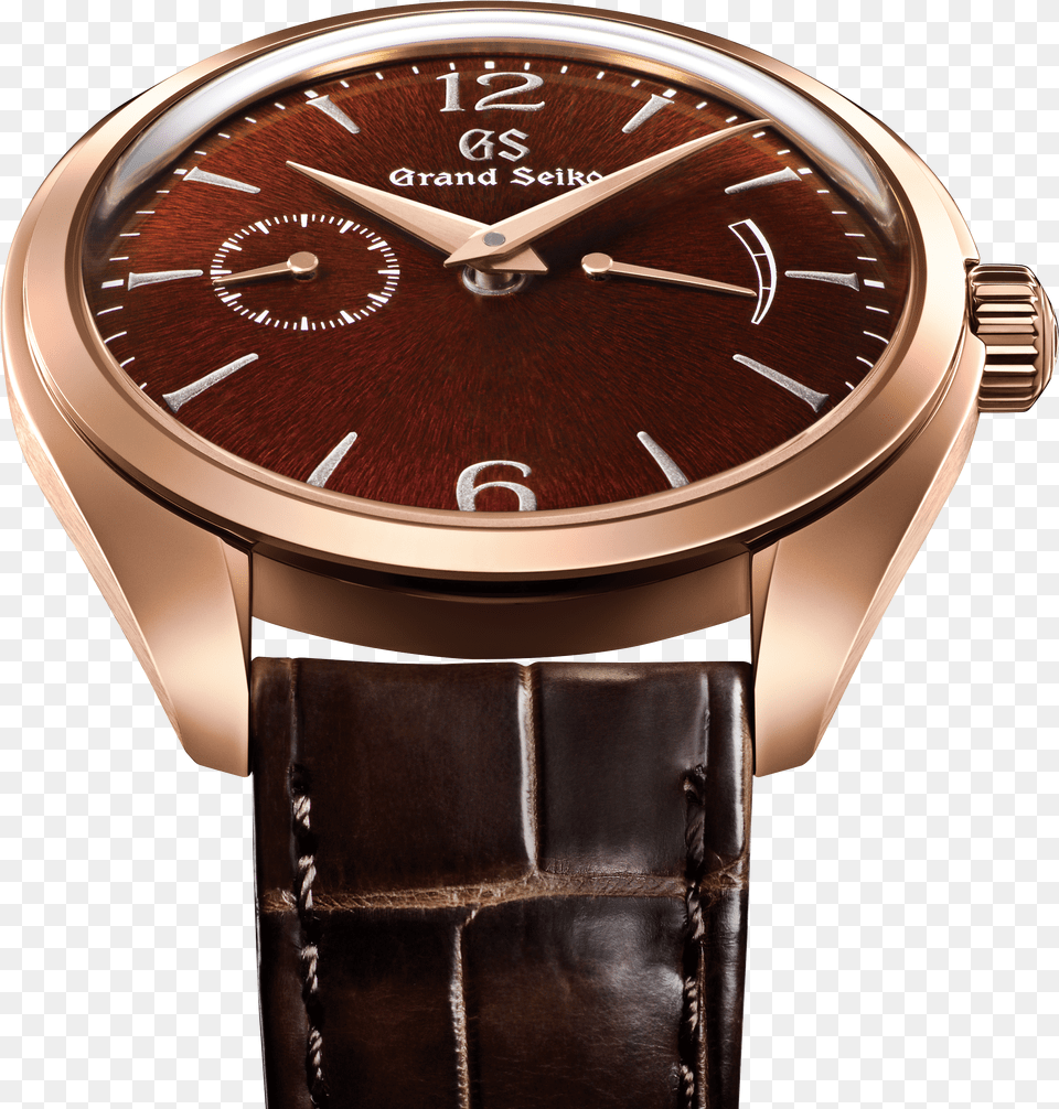A New Manual Winding Caliber A New Slim Profile An Urushi Grand Seiko Red Dial Gold, Table, Furniture, Desk, Electronics Png