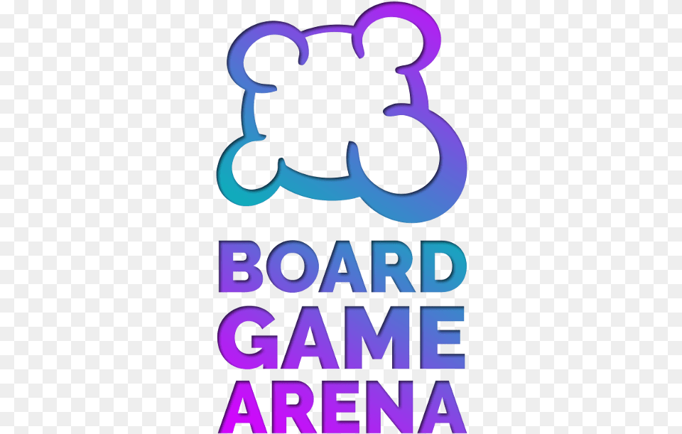 A New Visual Identity For Board Game Arena Board Game Arena Board Game Arena Logo, Purple, Person, Advertisement Free Transparent Png