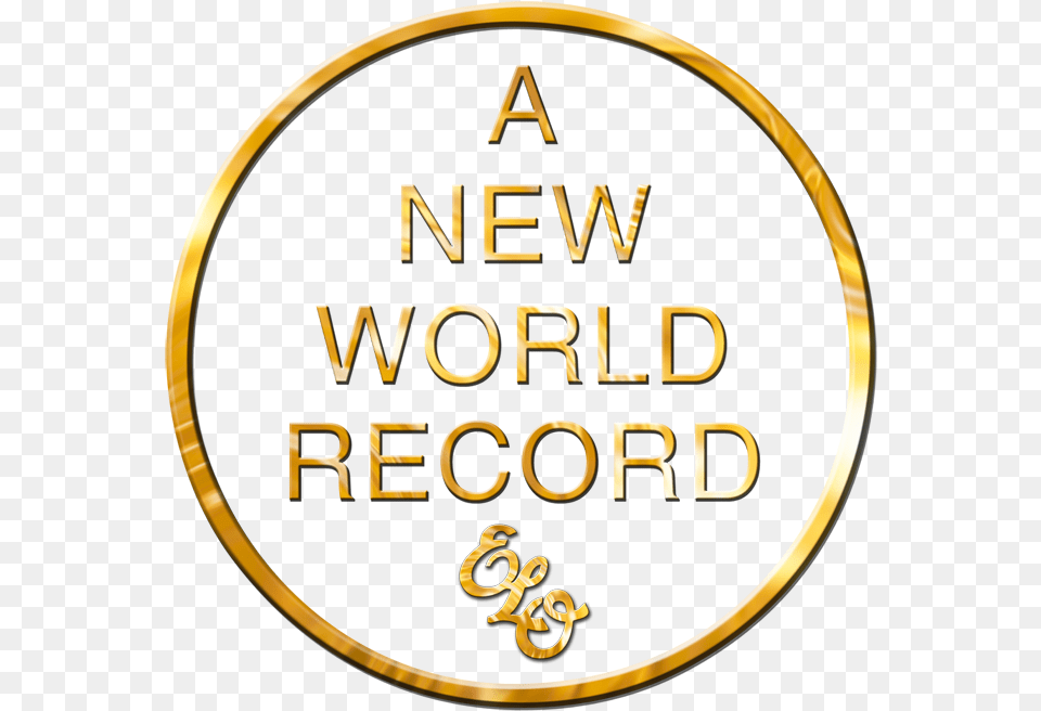 A New World Record Circle, Gold, Disk Free Transparent Png