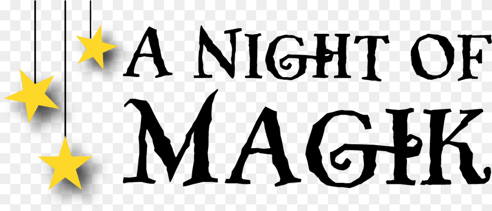 A Night Of Magik Logo Stars Magik Theatre, Star Symbol, Symbol Free Png