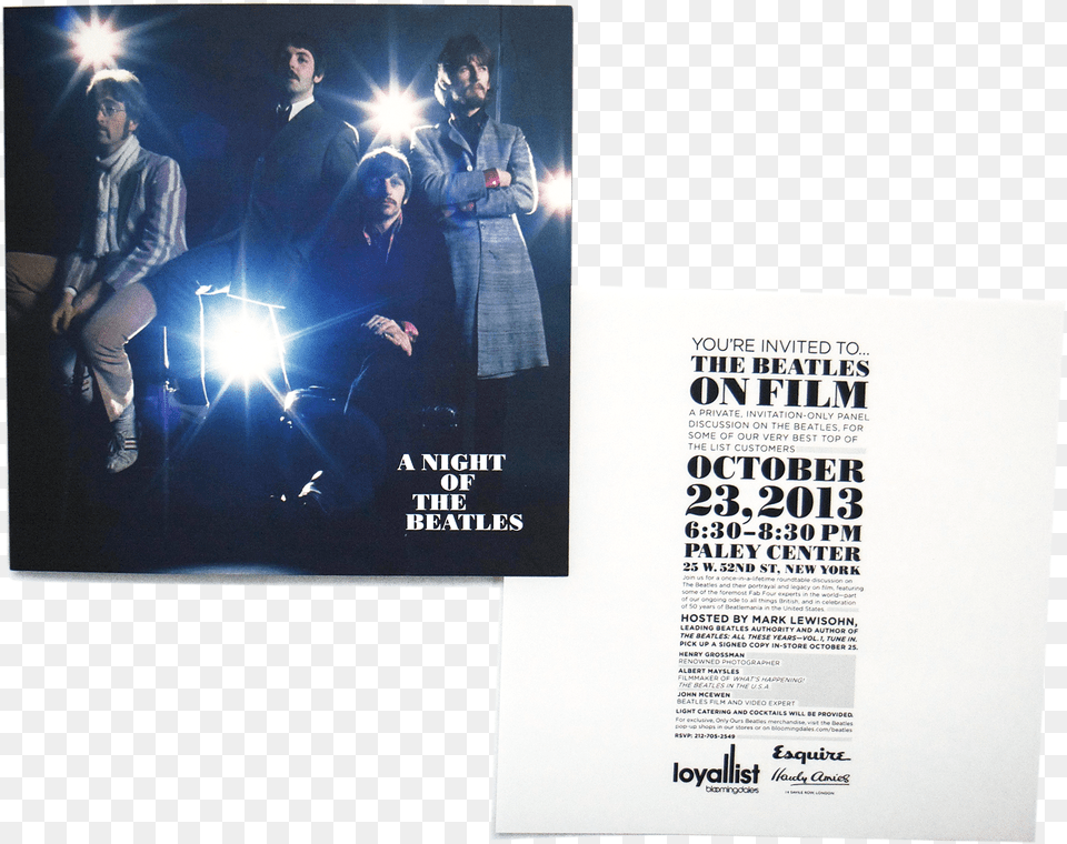 A Night Of The Beatles Download Penny Lane Single Cover, Poster, Advertisement, Person, Man Png