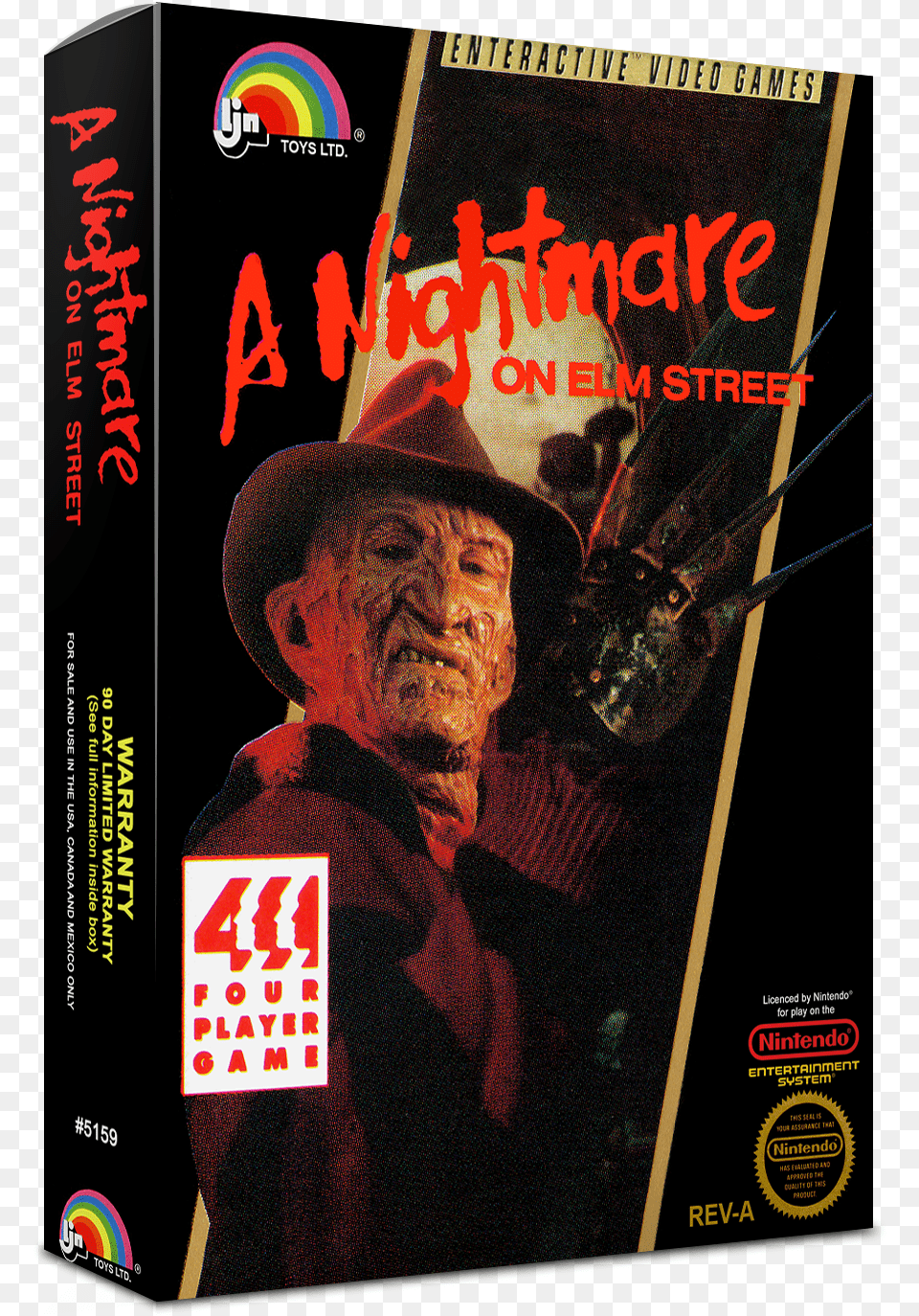 A Nightmare Launchbox Games Database Nightmare On Elm Street Nes, Publication, Book, Poster, Person Png Image