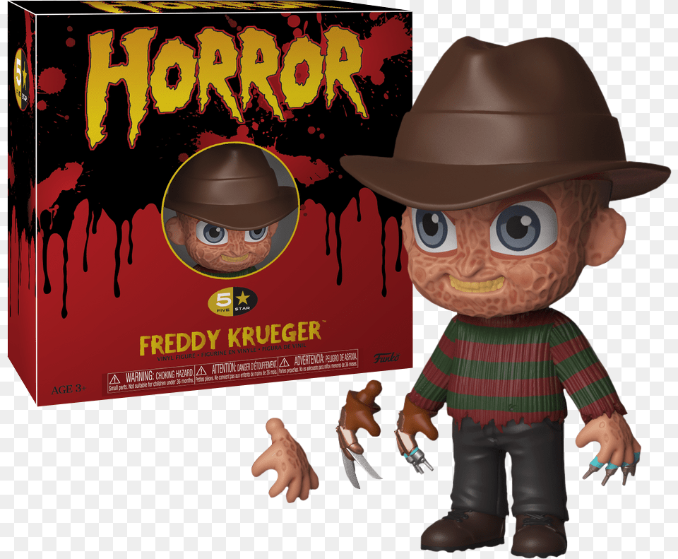 A Nightmare On Elm Street 5 Star Horror Funko, Clothing, Hat, Baby, Person Png
