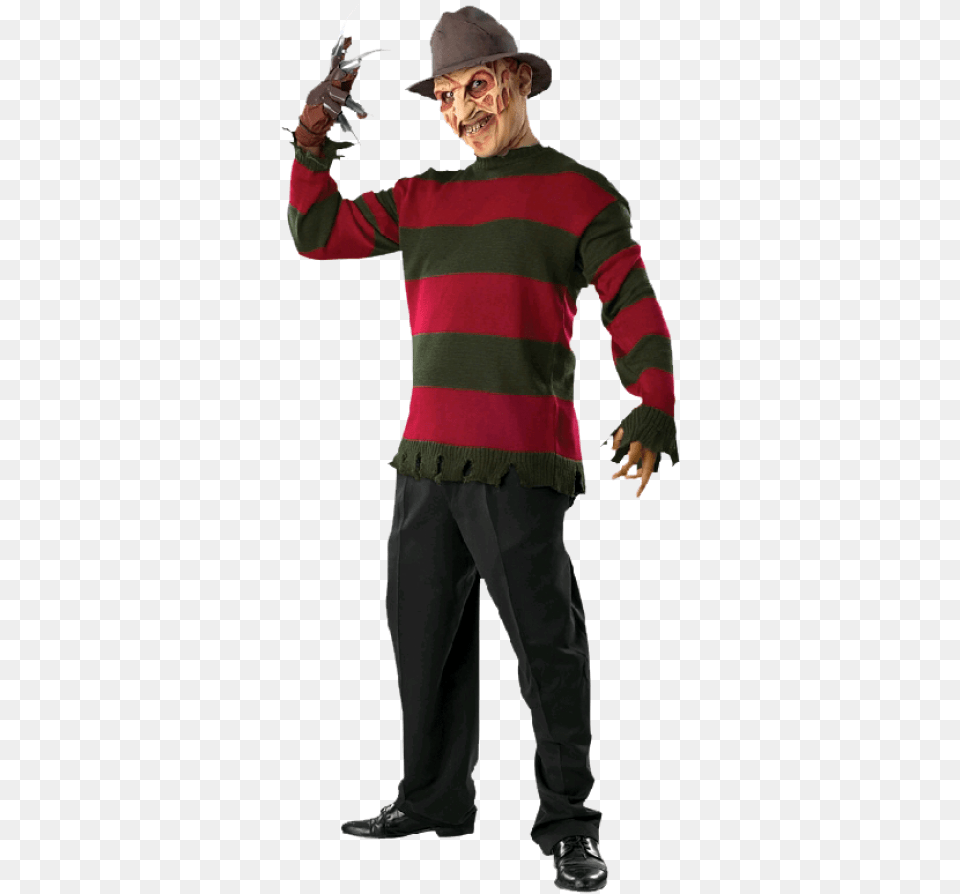 A Nightmare On Elm Street Freddy Krueger Costume, Sleeve, Clothing, Long Sleeve, Person Png
