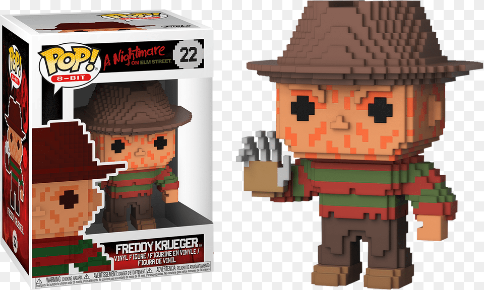 A Nightmare On Elm Street Funko Pop Freddy Krueger 8 Bit, Toy, Baby, Person Png