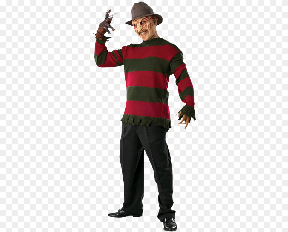 A Nightmare On Elm Street Nightmare On Elm Street Costume, Person, Clothing, Long Sleeve, Sleeve Free Png Download