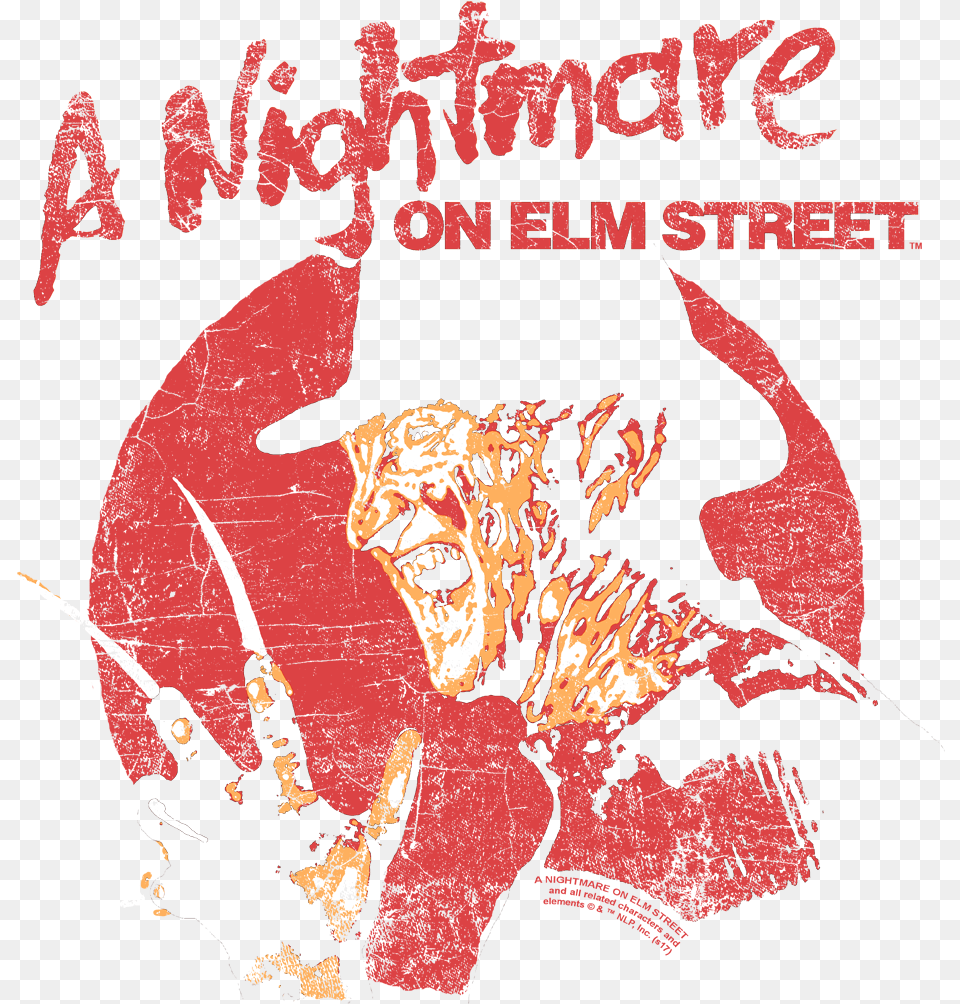 A Nightmare Shirt Nightmare On Elm Street 5 Logo, Adult, Person, Man, Male Free Png