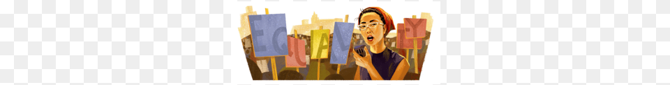 A Nisei Ahead Of Her Time Yuri Kochiyama Doodle, Adult, Person, Woman, Female Png