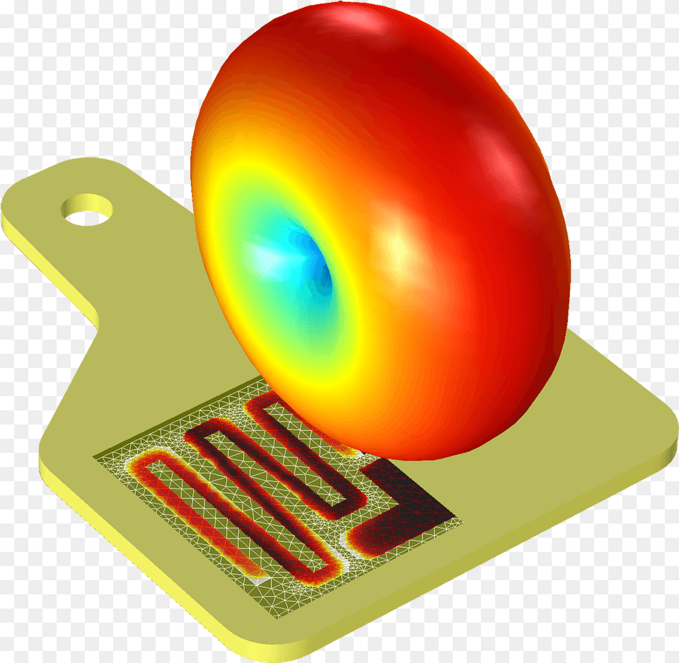 A Norma Do Campo Eltrico De Uma Antena De Rtulo Rfid Trace Antenna Radiation Pattern, Sphere, Disk Png Image