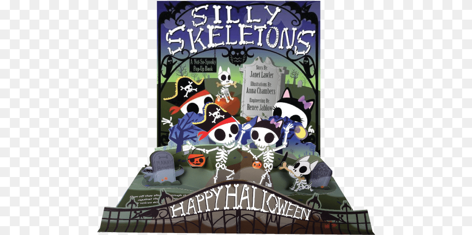 A Not So Spooky Pop Up Book Silly Skeletons Book, Comics, Publication, Person, Pirate Free Png