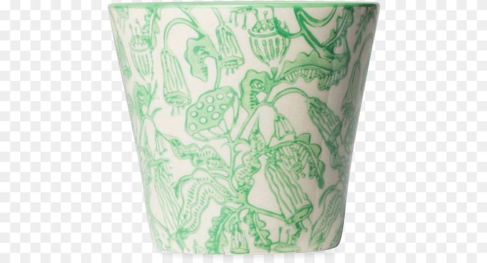 A Novel Idea Green Bluebell Tea Cup Cup, Art, Porcelain, Pottery, Jar Png Image