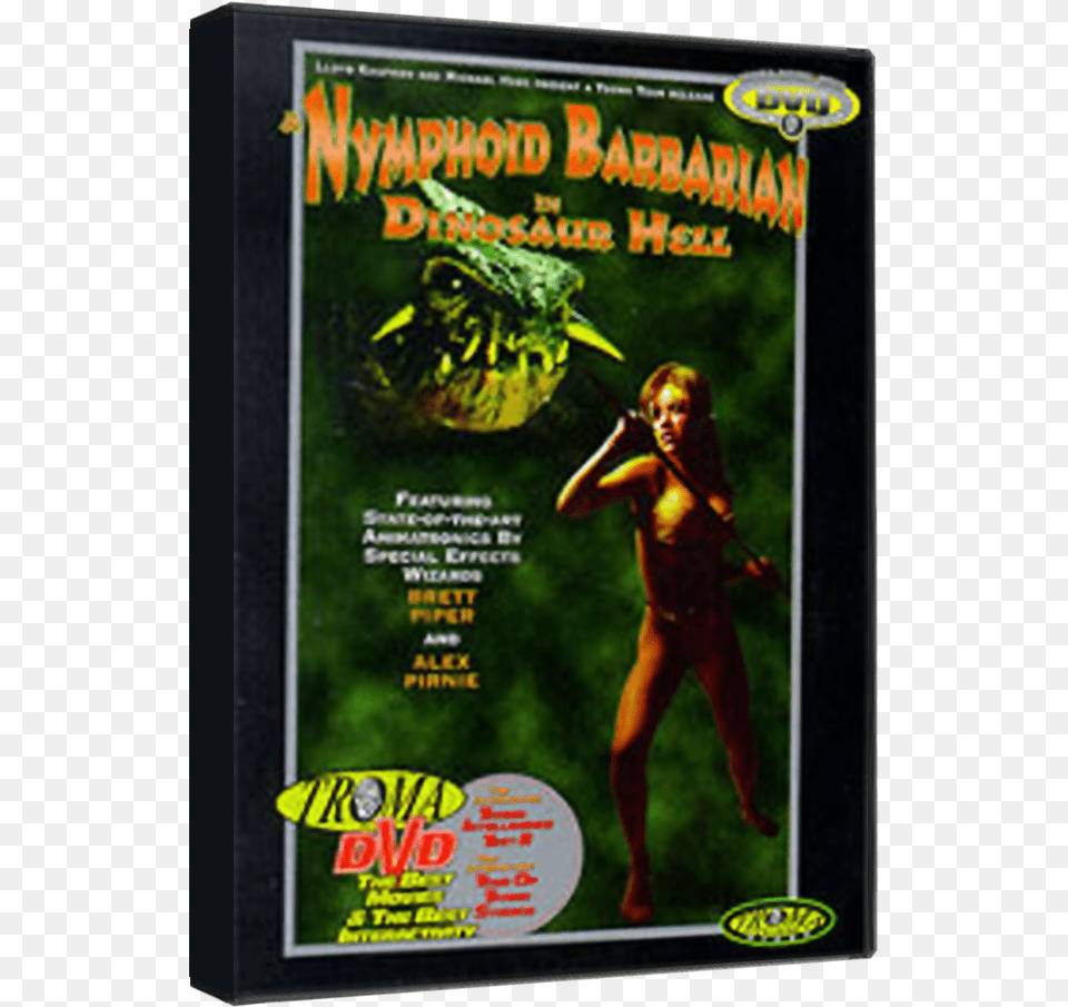 A Nymphoid Barbarian In Dinosuar Hell Dvd Nymphoid Barbarian In Dinosaur Hell, Advertisement, Poster, Person, Book Free Transparent Png