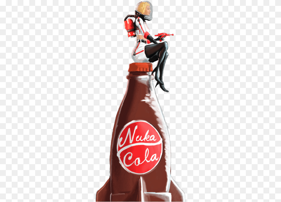 A Of My Nuka Girl Piece If Anybody Coca Cola, Adult, Person, Ketchup, Food Free Png