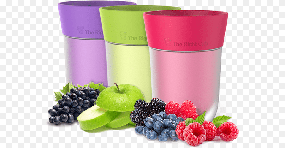 A Pack Of Three Flavored Cups, Berry, Blueberry, Food, Fruit Free Png