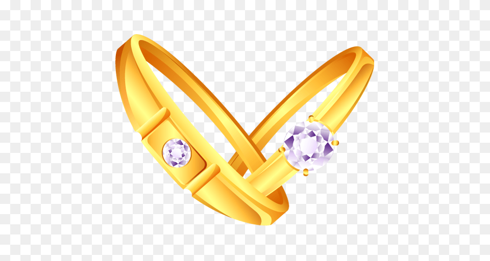 A Pair Diamond Gold Ring Royalty Free Stock, Accessories, Gemstone, Jewelry, Bulldozer Png Image