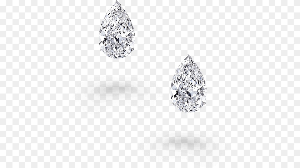 A Pair Of Classic Graff Pear Shape Diamond Stud Earrings Platinum, Accessories, Earring, Gemstone, Jewelry Free Png