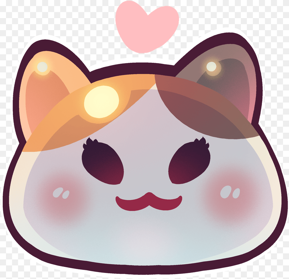 A Pair Of Fat Cat Emojis In The Slime Rancher Style Background Discord Emoji, Cushion, Home Decor Png Image