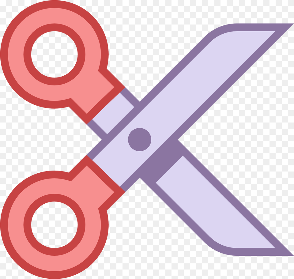A Pair Of Scissors Opened And Pointed Right, Blade, Shears, Weapon Free Png Download