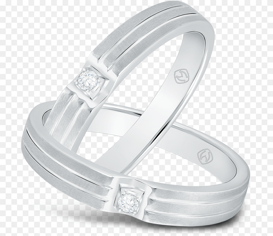 A Pair Of Wedding Rings With 0 Engagement Ring, Accessories, Platinum, Silver, Jewelry Png Image