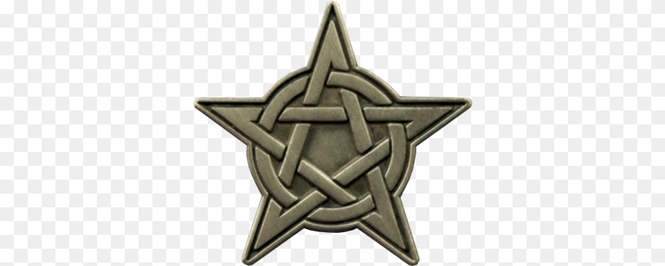 A Pentacle Is An Amulet Used In Magical Evocation Pentacle, Star Symbol, Symbol, Cross, Badge Png