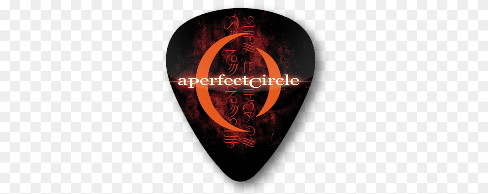 A Perfect Circle Standard Guitar Pick Perfect Circle Mer De Noms, Logo, Chandelier, Lamp Free Transparent Png