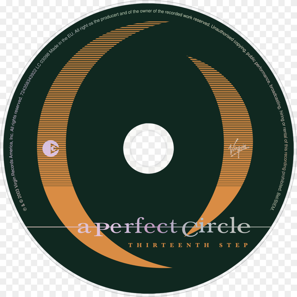 A Perfect Circle Thirteenth Step Cd Disc Image Death Race Dvd Cover, Disk Png