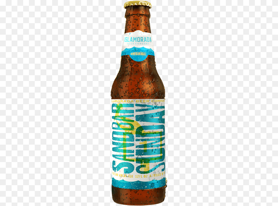 A Perfectly Crafted American Wheat Ale That Gives Islamorada Brewery Sandbar Sunday, Alcohol, Beer, Beer Bottle, Beverage Png Image