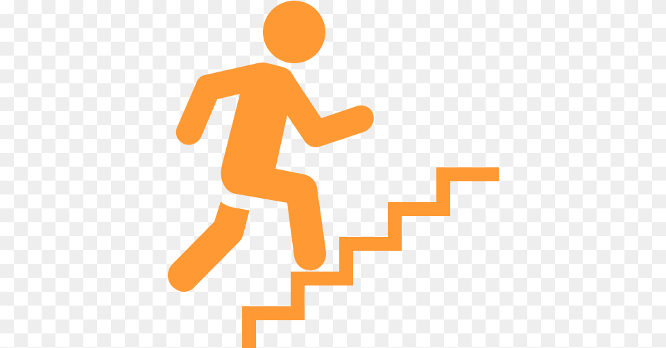 A Person Walking Up Steps Icon Walking Up Steps Icon, Ball, Handball, Sport, Sign Free Png