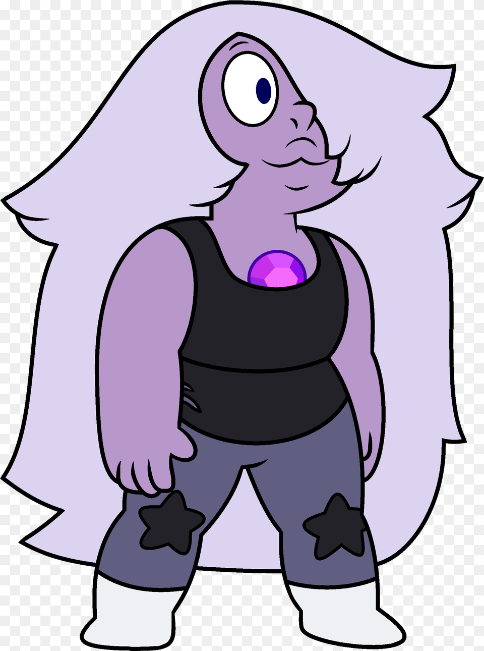 A Person Who Gets A Drastic New Haircut Or A Whole Steven Universe Amethyst Su, Purple, Baby, Cartoon, Face Free Png Download